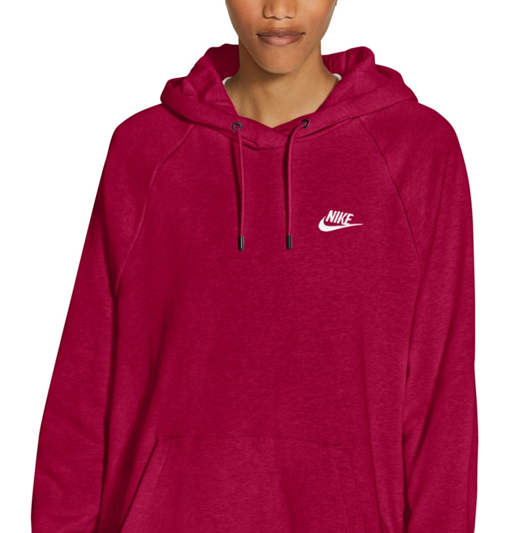 Nike Women's Essential Hoodie Pink Size 2X