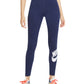 Nike Women's Essential Futura Leggings Blue Size X-Small