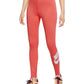 Nike Women's Essential Futura Leggings Orange Size X-Small