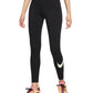 Nike Women's Sportswear Swoosh Leggings Black Size X-Small