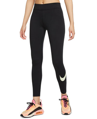 Nike Women's Sportswear Swoosh Leggings Black Size X-Small