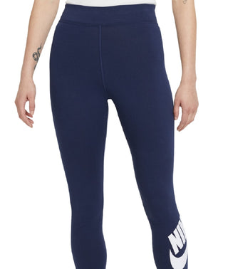 Nike Women's Plus Women's Essential High Rise Leggings Blue Size 2X