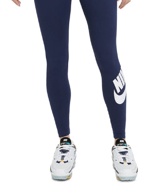 Nike Women's Plus Women's Essential High Rise Leggings Blue Size 2X