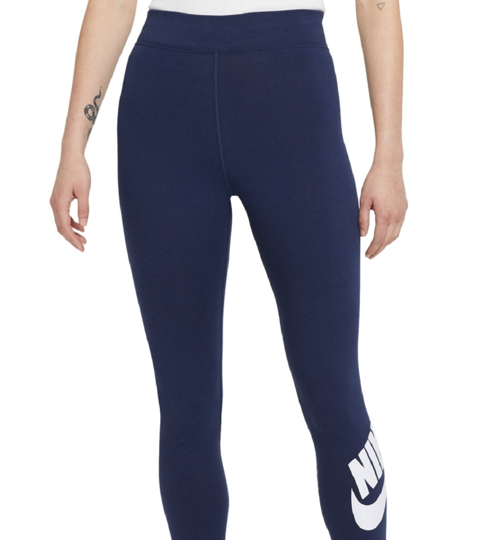 Nike Women's Essential High Rise Leggings Blue Size 3X