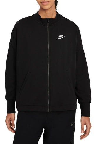 Nike Women's Sports Essentials Full Zip Sweatshirt Black Size Small