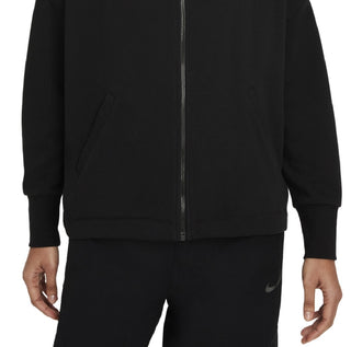 Nike Women's Sports Essentials Full Zip Sweatshirt Black Size Large
