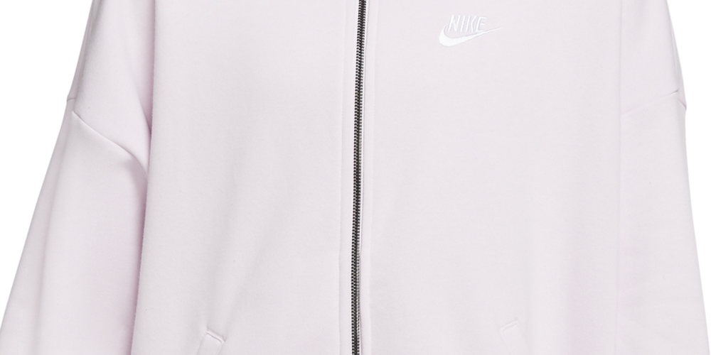Nike Women's Essential Fleece Cardigan Pink Size S