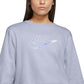 Nike Women's Easy Fleece Crewneck Top Blue Size X-Small