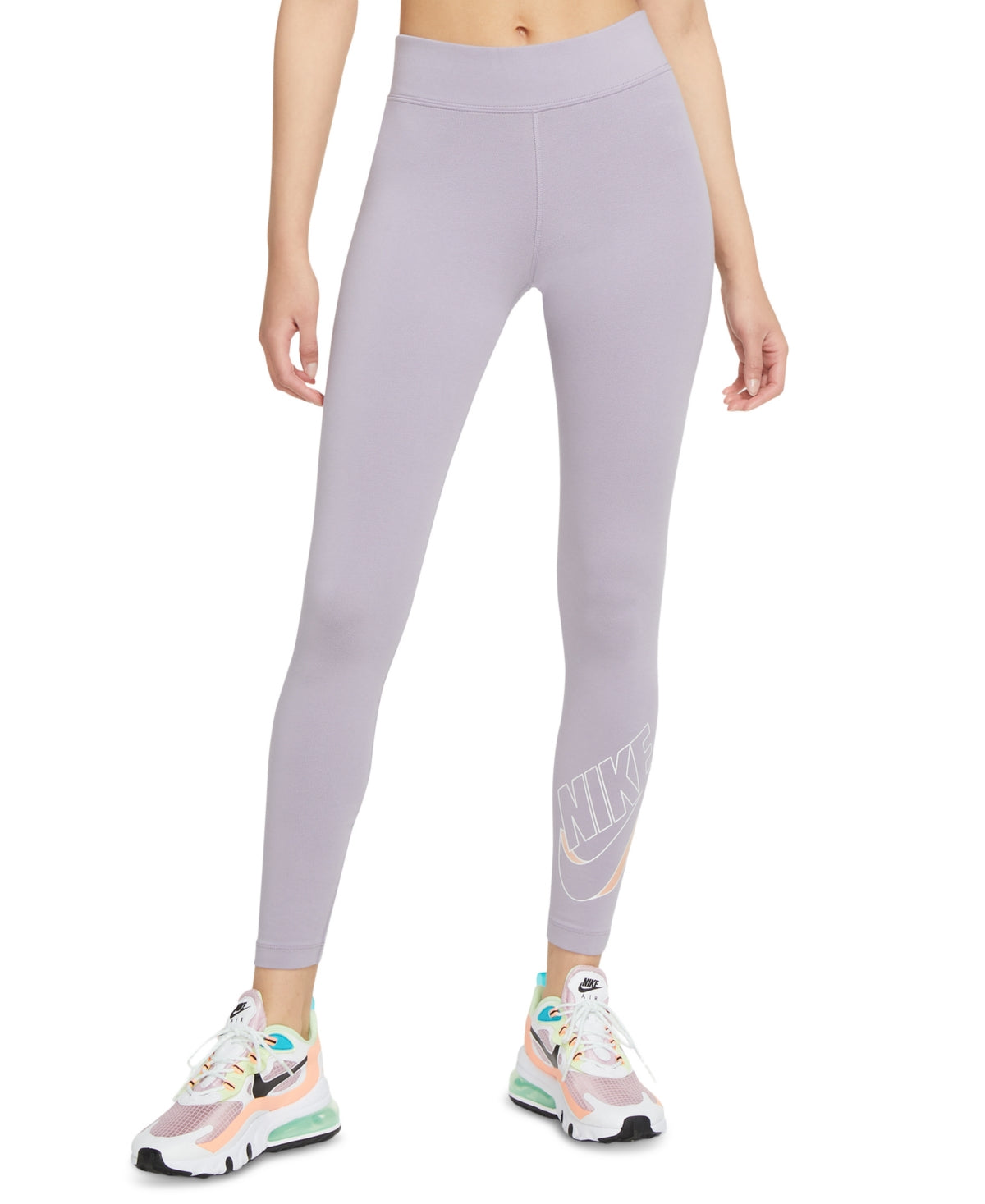 Nike Women's Sportswear Leggings Purple Size X-Large