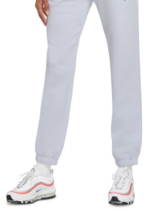 Nike Women's Sportswear Fitted Fleece Jogger Pants Blue Size Medium