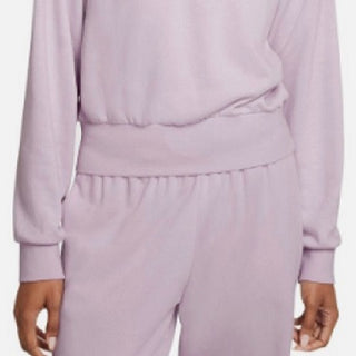 Nike Women's Femme Logo Fleece Sweatshirt Purple Size X-Small