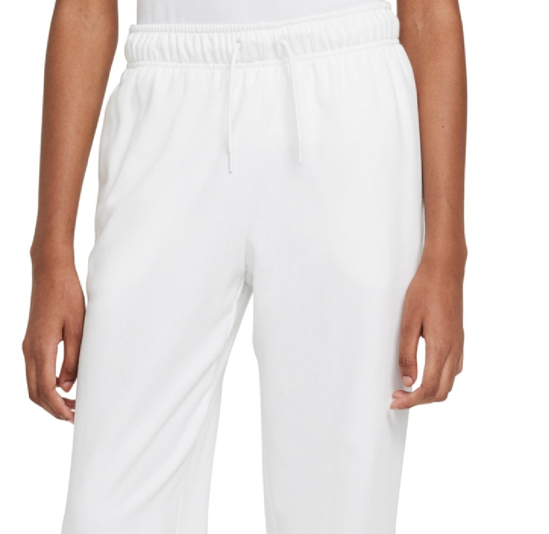 Nike Women's Femme Logo French Terry Sweatpants White Size X-Large