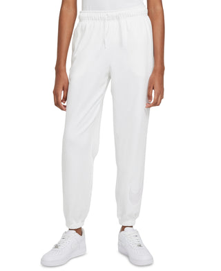 Nike Women's Femme Logo French Terry Sweatpants White Size X-Large