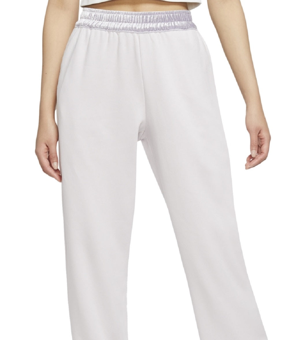 Nike Women's Femme Logo French Terry Sweatpants Purple Size X-Large