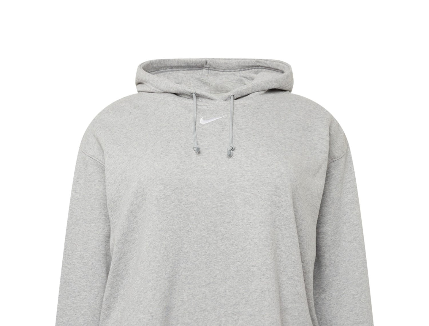 Nike Women's NSW Plus Essential Fleece Hoodie Gray Size 2X