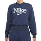 Nike Women's Graphic Sweatshirt Blue Size 2X
