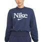Nike Women's Graphic Sweatshirt Blue Size 2X