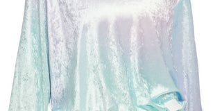 Nike Women's Sportswear Velour Hoodie Blue Size 2X