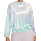 Nike Women's Sportswear Velour Hoodie Blue Size 2X