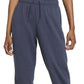 Nike Women's Fleece Lined Loogo Stretch Jogger Blue Size 2X