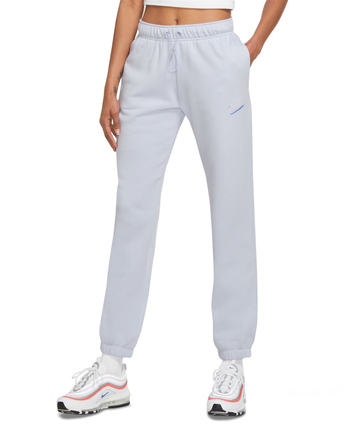 Nike Women's Mid Rise Joggers Gray Size 1X