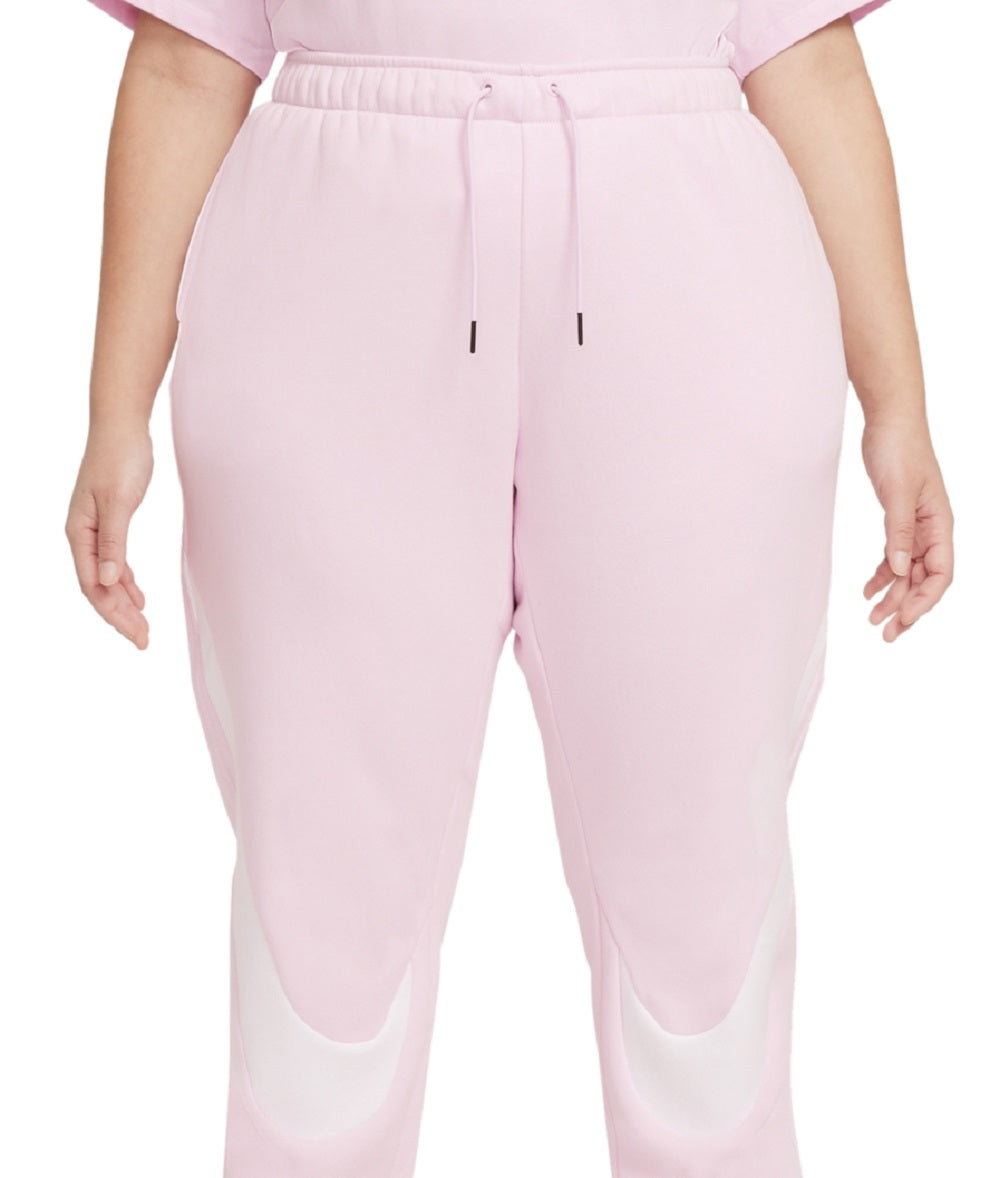 Nike Women's Sportswear Easy Fleece Joggers Pink Size 1X
