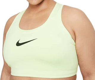 Nike Women's Dri Fit Medium Support Sports Bra Green Size 2X