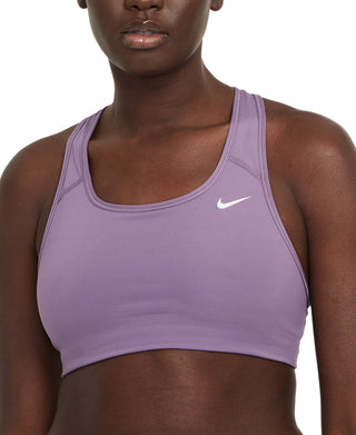 Nike Women's Dri Fit Racerback Medium Impact Sports Bra Purple Size Small