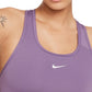 Nike Women's 1 Piece Pad Medium Impact Sports Bra Purple