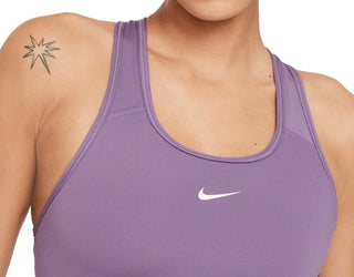 Nike Women's 1 Piece Pad Medium Impact Sports Bra Purple