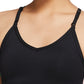 Nike Women's Longline Medium Impact Sports Bra Black Size Medium