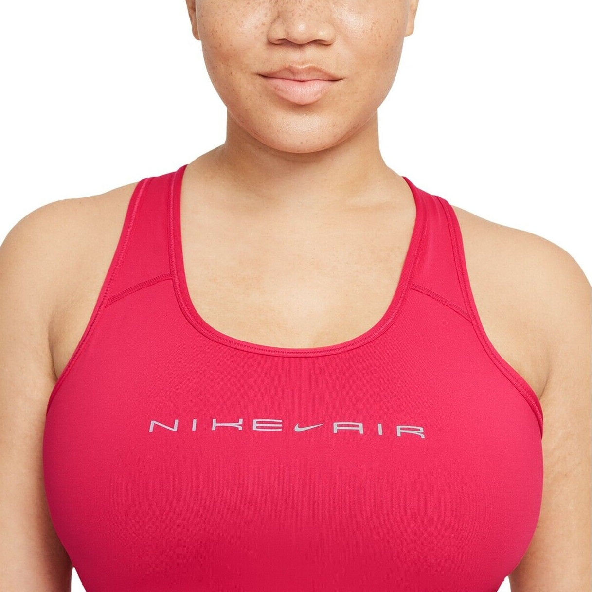 Nike Women's Swoosh Sports Bra Red Size 1X