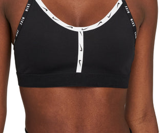 Nike Women's Dri Fit Indy Low Impact Sports Bra Black Size X-Small