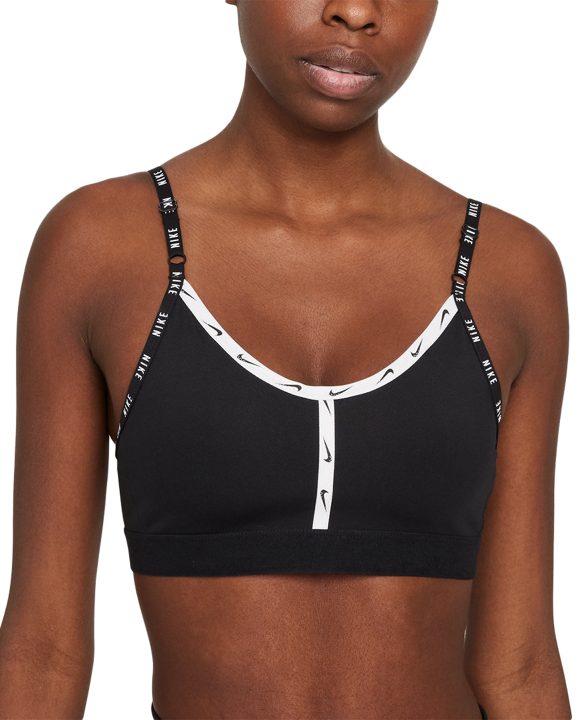Nike Women's Dri Fit Indy Low Impact Sports Bra Black Size X-Small