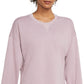 Nike Women's Yoga French Terry Sweatshirt Purple Size Medium