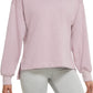 Nike Women's Yoga French Terry Sweatshirt Purple Size Medium