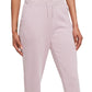 Nike Women's Yoga French Terry Jogger Sweatpants Pink Size Large