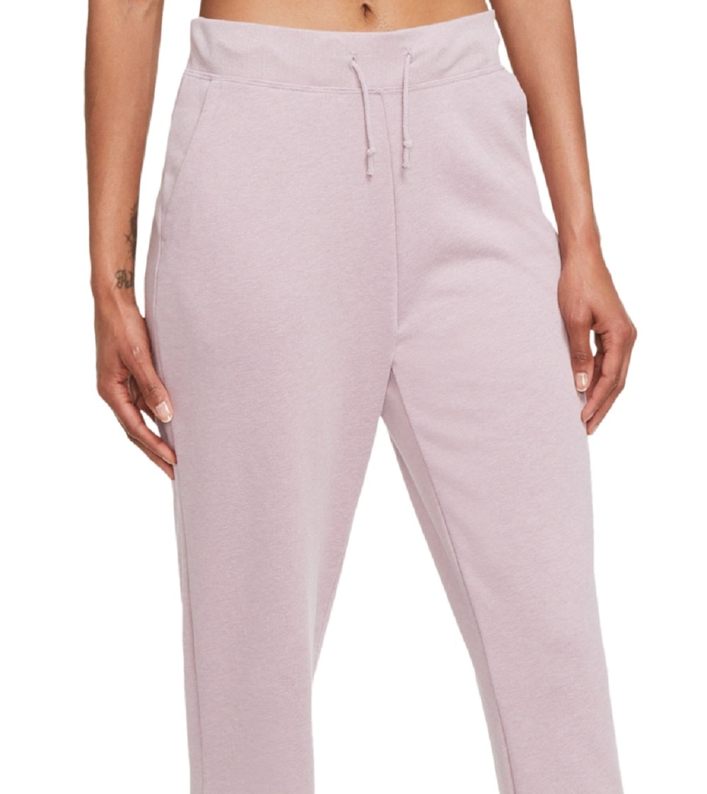 Nike Women's Yoga French Terry Jogger Sweatpants Pink Size Large