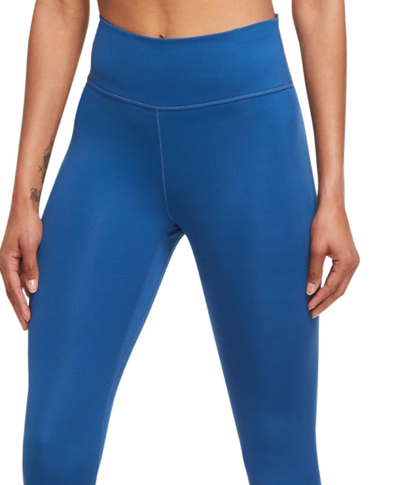 Nike Women's Cropped Leggings Blue Size 2X