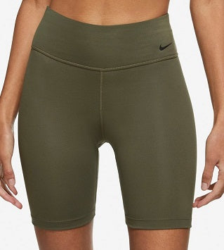 Nike Women's Mid Rise 7 Bike Shorts Green Size 2XL