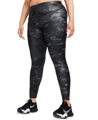 Nike Women's One Dri Fit High Waist Leggings Gray Size Medium