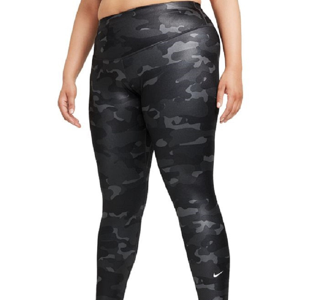 Nike Women's One Dri Fit High Waist Leggings Gray Size Medium