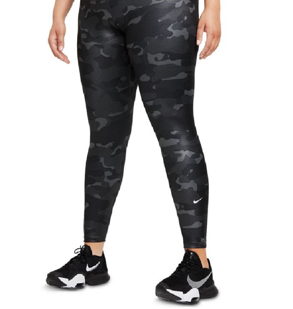 Nike Women's One Dri Fit High Waist Leggings Gray Size Medium