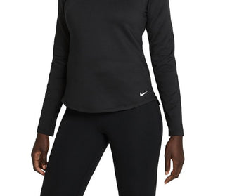 Nike Women's Therma Fit Long Sleeve Shirt Black Size Medium