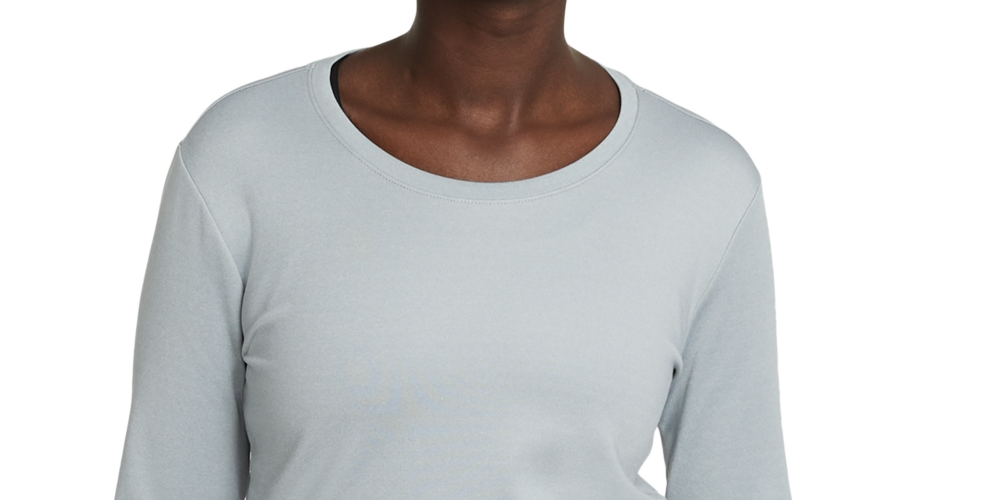 Nike Women's Therma FIT Long Sleeve Shirt Gray Size Small