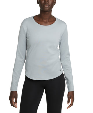 Nike Women's Therma Fit Long Sleeve Shirt Gray Size X-Large