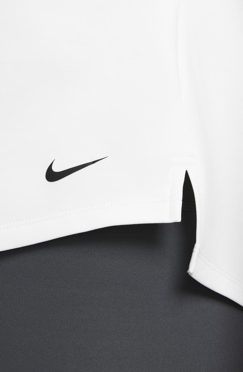 Nike Women's Therma Fit Long Sleeve Shirt White Size X-Small