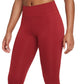 Nike Women's One Therma Fit Mid Rise Leggings Red Size Small