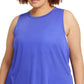 Nike Women's Yoga Dri Fit Crossback Tank Blue Size X-Small