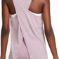 Nike Women's Yoga Dri Fit Crossback Tank Purple Size X-Large